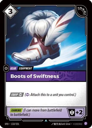 Boots of Swiftness (133/221) - Spiritforged | Grognard Games