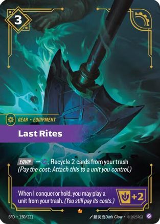 Last Rites (150/221) - Spiritforged Foil | Grognard Games