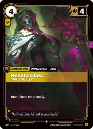 Renata Glasc - Industrialist (171/221) - Spiritforged Foil | Grognard Games