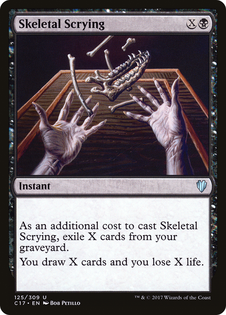 Skeletal Scrying [Commander 2017] | Grognard Games