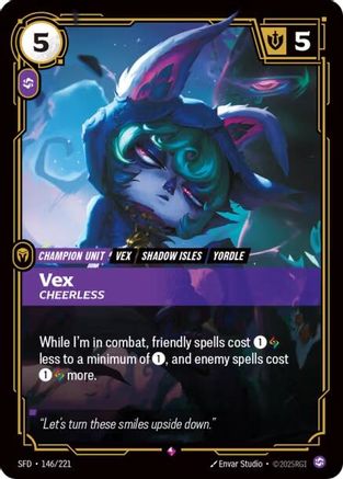 Vex - Cheerless (146/221) - Spiritforged Foil | Grognard Games