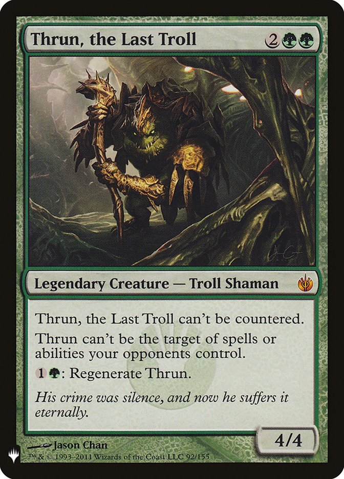 Thrun, the Last Troll [Mystery Booster] | Grognard Games