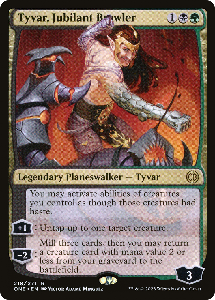 Tyvar, Jubilant Brawler [Phyrexia: All Will Be One] | Grognard Games