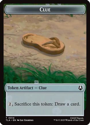 Clue (0014) // Copy (0002) Double-Sided Token (TLA-14 // 2) - Avatar: The Last Airbender | Grognard Games