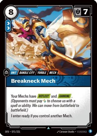 Breakneck Mech (071/221) - Spiritforged Foil | Grognard Games