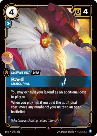 Bard - Mercurial (079/221) - Spiritforged Foil | Grognard Games