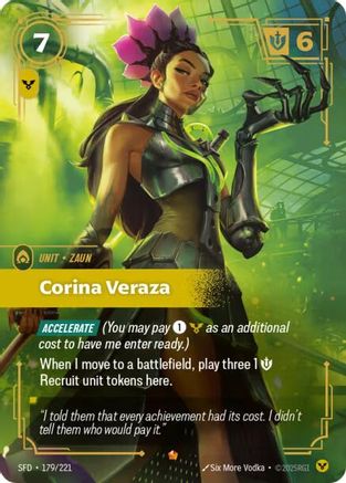 Corina Veraza (179/221) - Spiritforged Foil | Grognard Games
