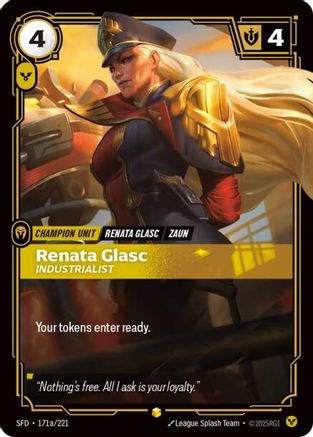 Renata Glasc - Industrialist (Alternate Art) (171a/221) - Spiritforged Foil | Grognard Games
