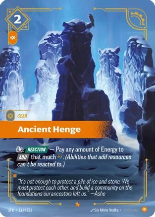 Ancient Henge (117/221) - Spiritforged Foil | Grognard Games