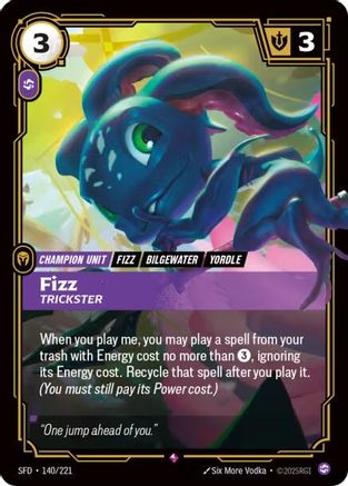 Fizz - Trickster (140/221) - Spiritforged Foil | Grognard Games