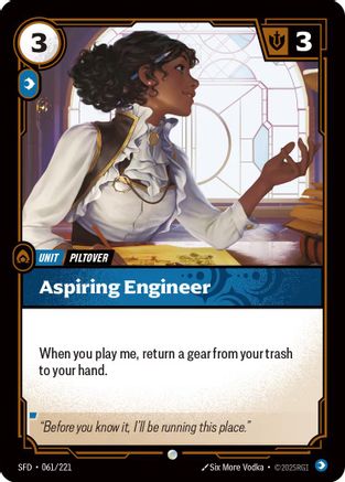 Aspiring Engineer (061/221) - Spiritforged | Grognard Games