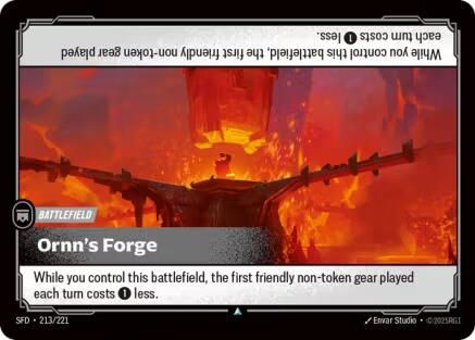 Ornn's Forge (213/221) - Spiritforged Foil | Grognard Games