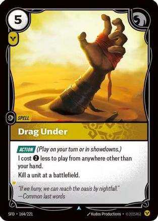 Drag Under (164/221) - Spiritforged | Grognard Games