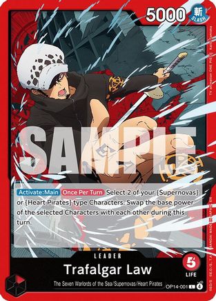 Trafalgar Law - OP14-001 (OP14-001) - The Azure Sea's Seven | Grognard Games