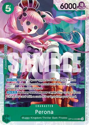 Perona - OP14-033 (OP14-033) - The Azure Sea's Seven Foil | Grognard Games