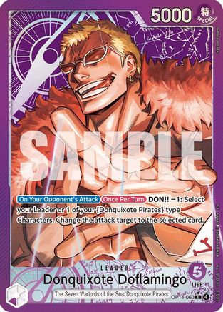 Donquixote Doflamingo - OP14-060 (Alternate Art) (OP14-060) - The Azure Sea's Seven Foil | Grognard Games