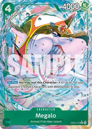 Megalo (Alternate Art) (EB04-018) - The Azure Sea's Seven Foil | Grognard Games