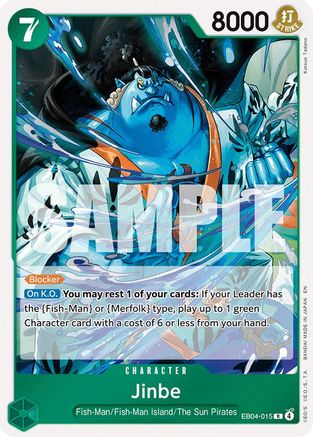 Jinbe - EB04-015 (EB04-015) - The Azure Sea's Seven Foil | Grognard Games