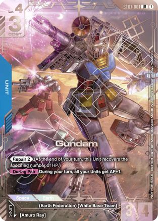 Gundam (Regional Championship 3rd Place) - Gundam Promotional Cards (ST01-001) Holofoil | Grognard Games