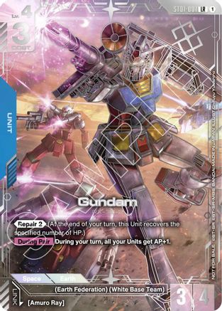 Gundam (Regional Championship 2nd Place) - Gundam Promotional Cards (ST01-001) Holofoil | Grognard Games