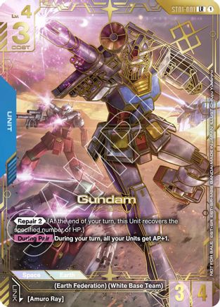 Gundam (Regional Championship 1st Place) - Gundam Promotional Cards (ST01-001) Holofoil | Grognard Games