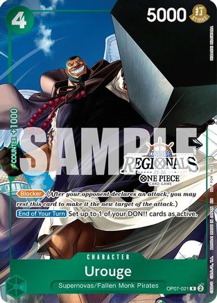 Urouge (Online Regional Participation Pack 2025 Vol.1) (OP07-021) - One Piece Promotion Cards Foil | Grognard Games