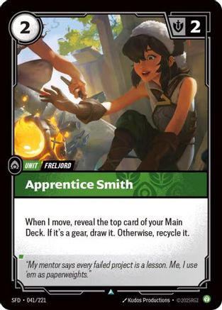 Apprentice Smith (041/221) - Spiritforged | Grognard Games
