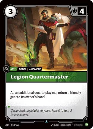 Legion Quartermaster (044/221) - Spiritforged Foil | Grognard Games