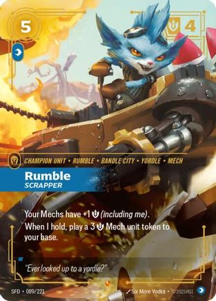 Rumble - Scrapper (089/221) - Spiritforged Foil | Grognard Games