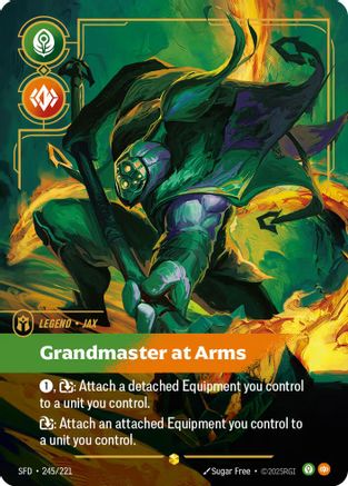 Jax - Grandmaster At Arms (Overnumbered) (245/221) - Spiritforged Foil | Grognard Games