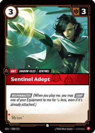 Sentinel Adept (008/221) - Spiritforged | Grognard Games