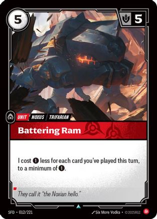 Battering Ram (012/221) - Spiritforged | Grognard Games