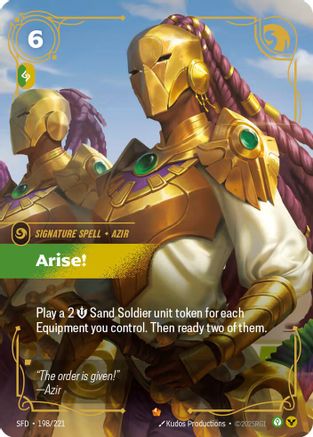 Arise! (198/221) - Spiritforged Foil | Grognard Games