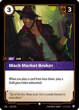 Black Market Broker (121/221) - Spiritforged Foil | Grognard Games