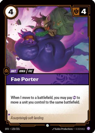 Fae Porter (125/221) - Spiritforged Foil | Grognard Games