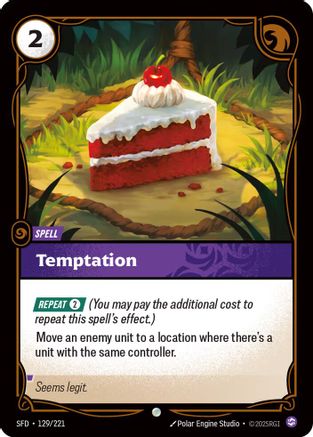 Temptation (129/221) - Spiritforged | Grognard Games