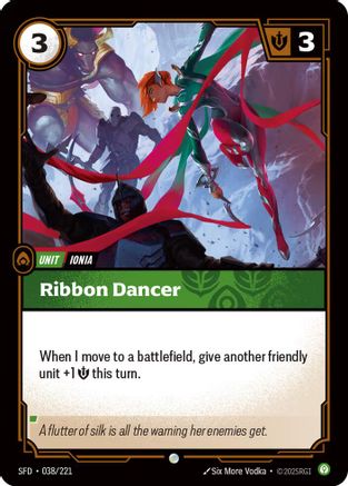 Ribbon Dancer (038/221) - Spiritforged | Grognard Games