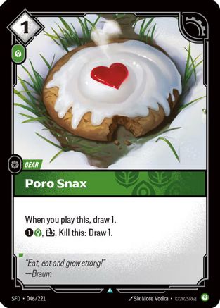 Poro Snax (046/221) - Spiritforged Foil | Grognard Games