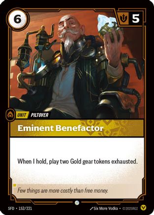 Eminent Benefactor (152/221) - Spiritforged | Grognard Games