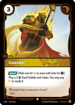 Guards! (154/221) - Spiritforged Foil | Grognard Games