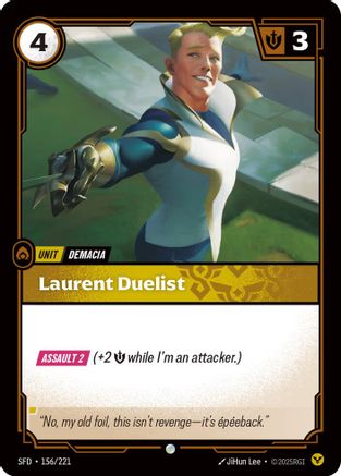 Laurent Duelist (156/221) - Spiritforged Foil | Grognard Games