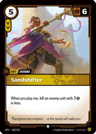 Sandshifter (158/221) - Spiritforged | Grognard Games