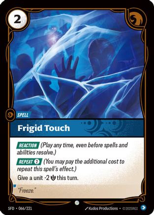 Frigid Touch (066/221) - Spiritforged Foil | Grognard Games