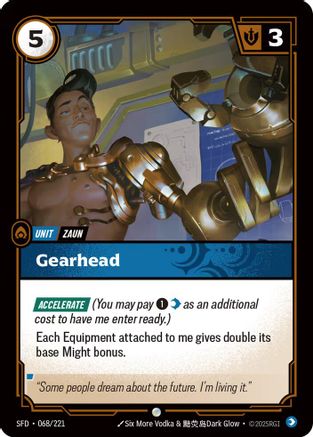 Gearhead (068/221) - Spiritforged | Grognard Games