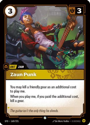 Zaun Punk (160/221) - Spiritforged Foil | Grognard Games