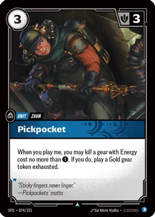 Pickpocket (074/221) - Spiritforged | Grognard Games