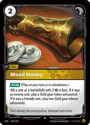 Blood Money (162/221) - Spiritforged Foil | Grognard Games