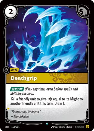 Deathgrip (163/221) - Spiritforged Foil | Grognard Games