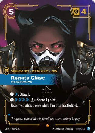 Renata Glasc - Mastermind (088/221) - Spiritforged Foil | Grognard Games