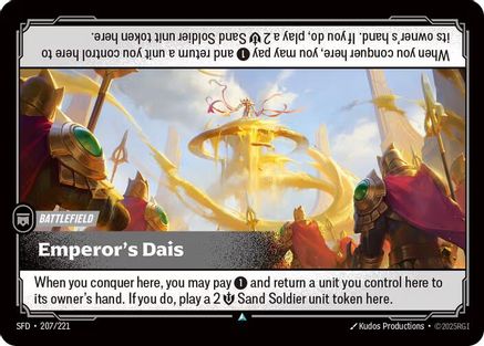 Emperor's Dais (207/221) - Spiritforged | Grognard Games